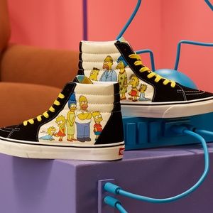 VANS Simpsons High Top Sneakers NWT